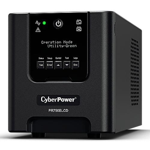 CyberPower 750VA Line Interactive Tower Pro UPS, 675W, LCD Display, 6x IEC, AVR Energy Saving, Hot-Swap Batteries CyberPower 750VA Line Interactive Tower Pro UPS, 675W, LCD Display, 6x IEC, AVR Energy Saving, Hot-Swap Batteries